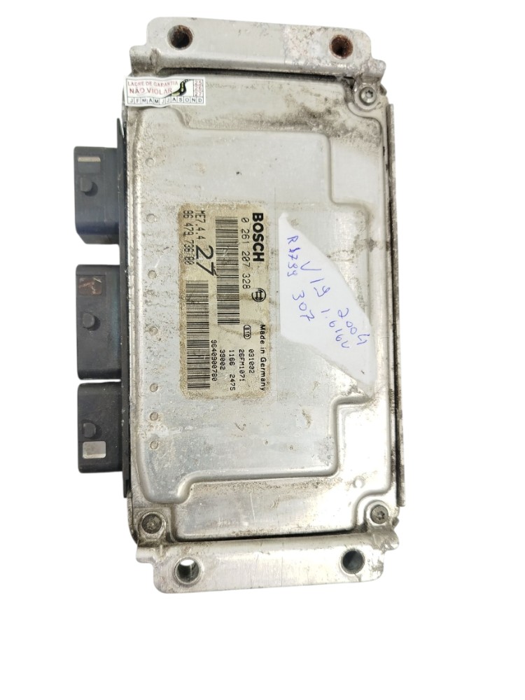 Módulo Injeção Peugeot 307 1.6 16v 2004 1