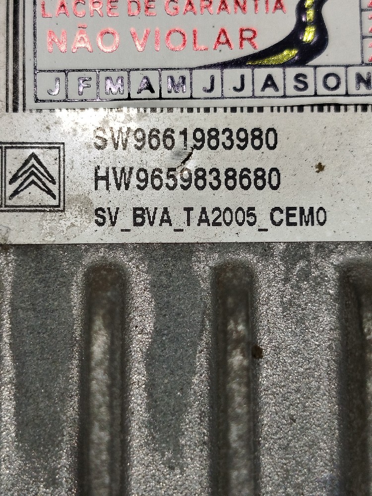 MÃ³dulo CÃ¢mbio AutomÃ¡tico C4 Pic Glx 2.0 16v 2012 Gas 143cv 6