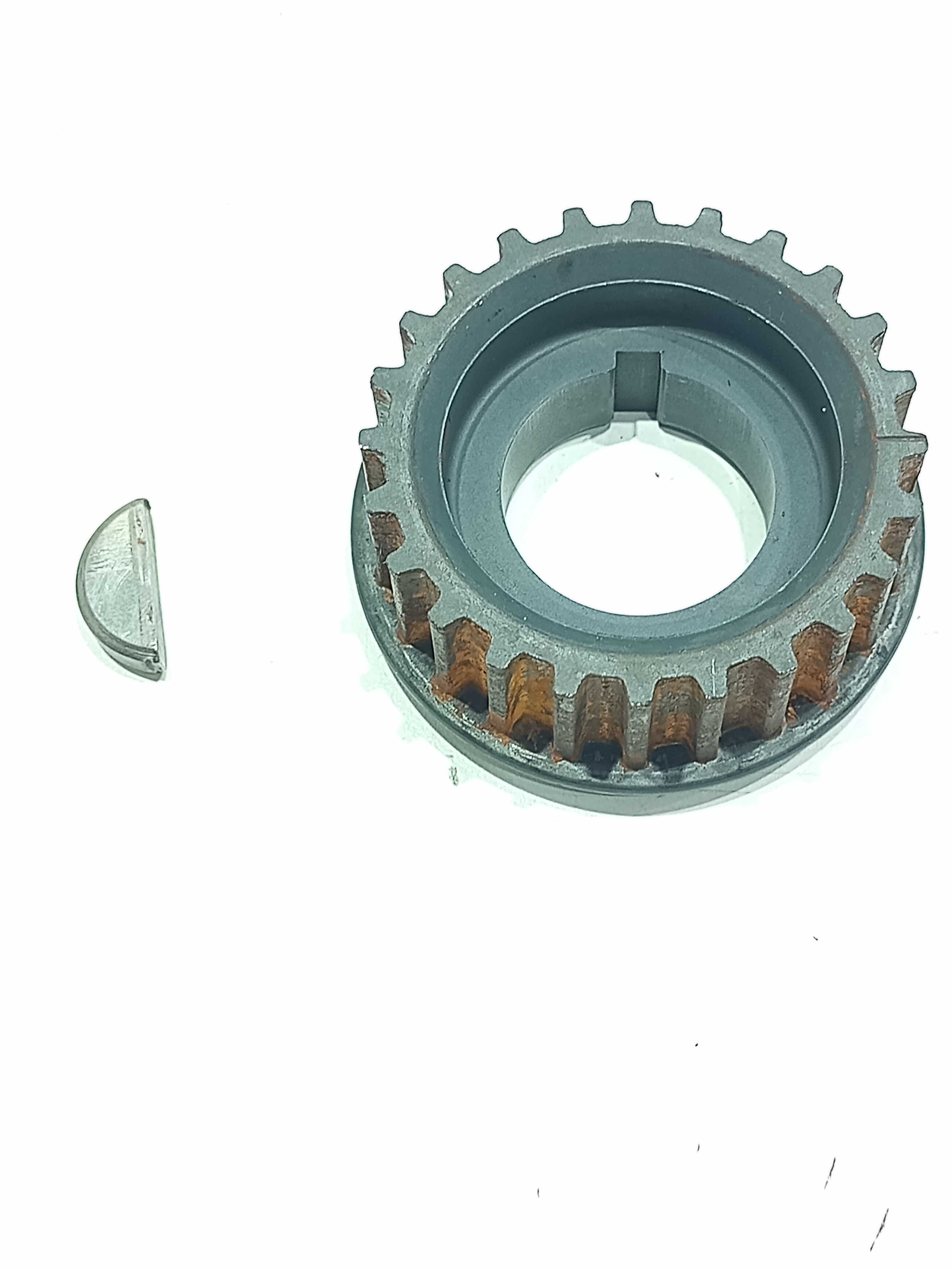 Engrenagem E Chaveta Virabrequim Fiat Palio 1.0 8v 1999 2