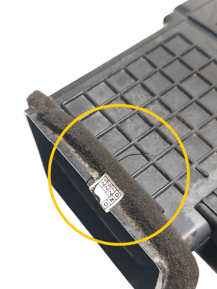 Difusor Ar Central Painel Hyundai Tucson 2012 974102e000 Det 2