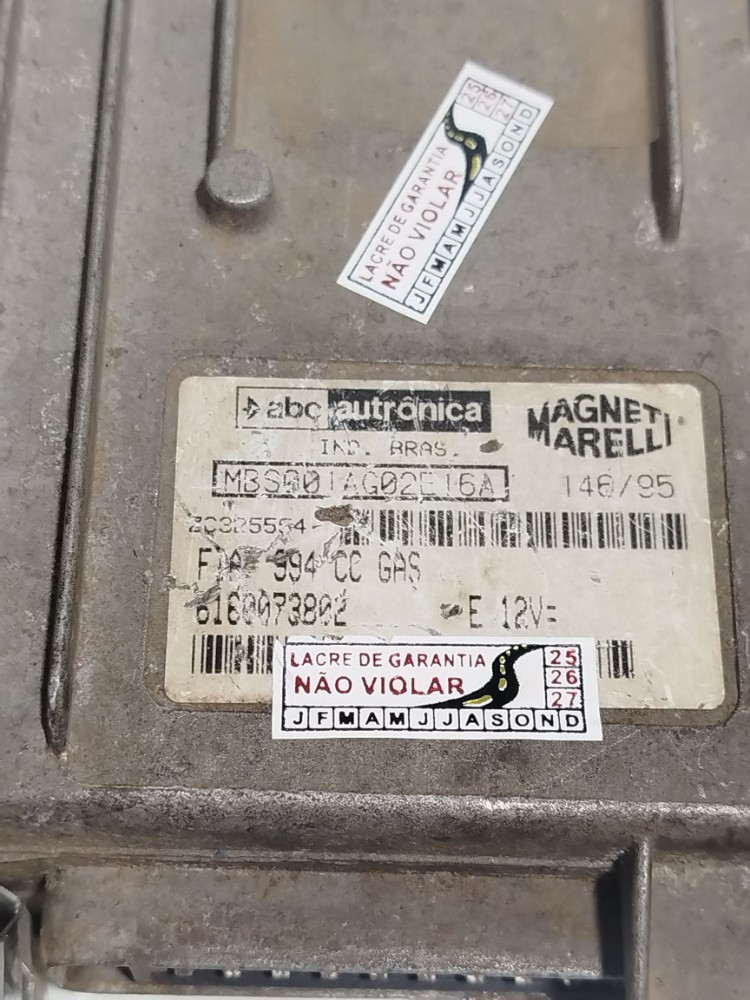 Módulo Injeção Eletrônica Fiat Uno 1.0 8v 1993 6160073802 5