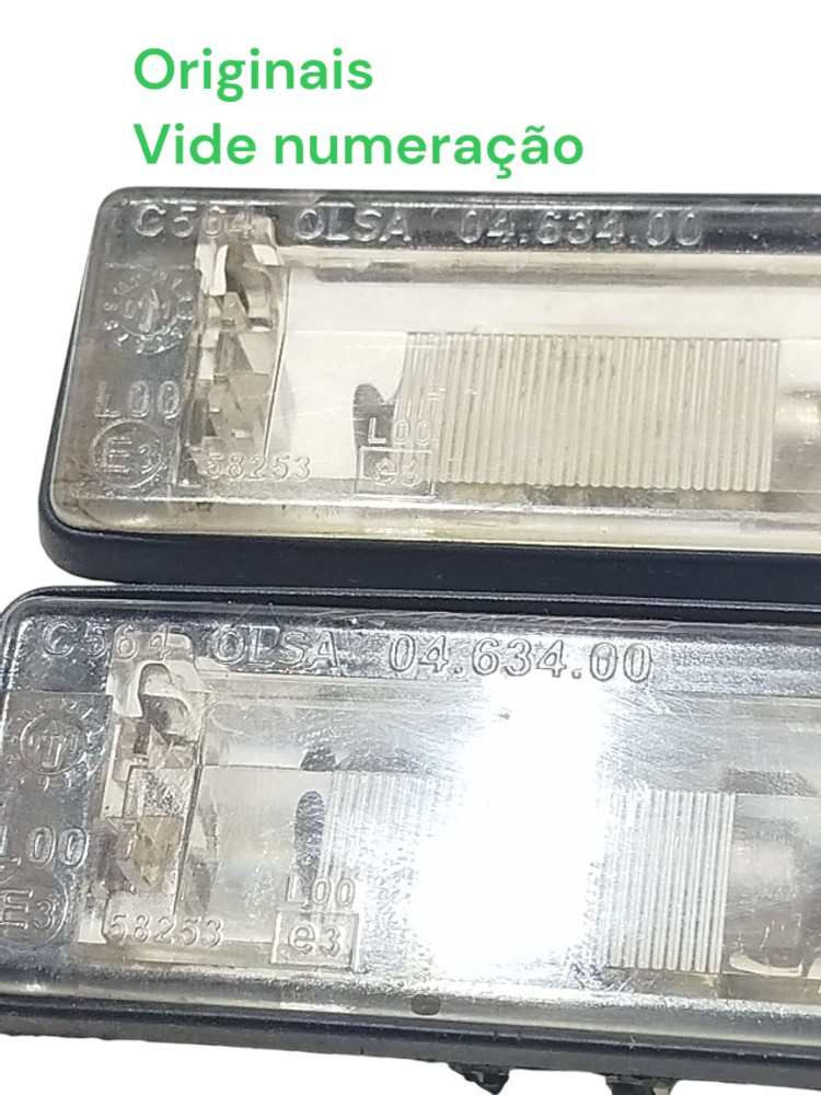 Par Luz Placa Siena 1.3 16v 2001 A 2003 Original 04557080