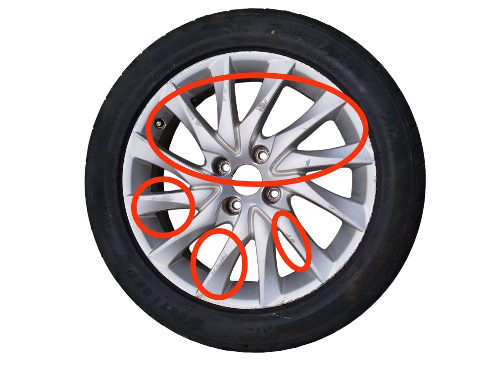 Jogo Rodas Liga Leve 215/50 R17 95w C4 Picasso 2012 Original 8