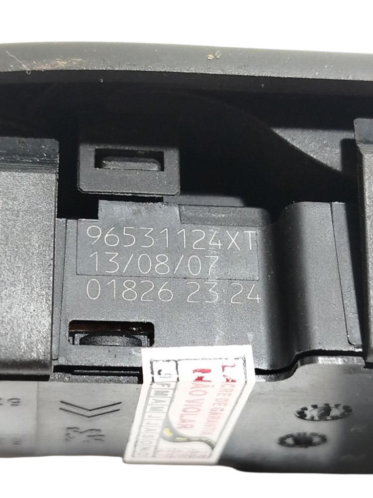 Interruptor Vidros Dianteiro Esquerdo Motorista Peugeot 307 2