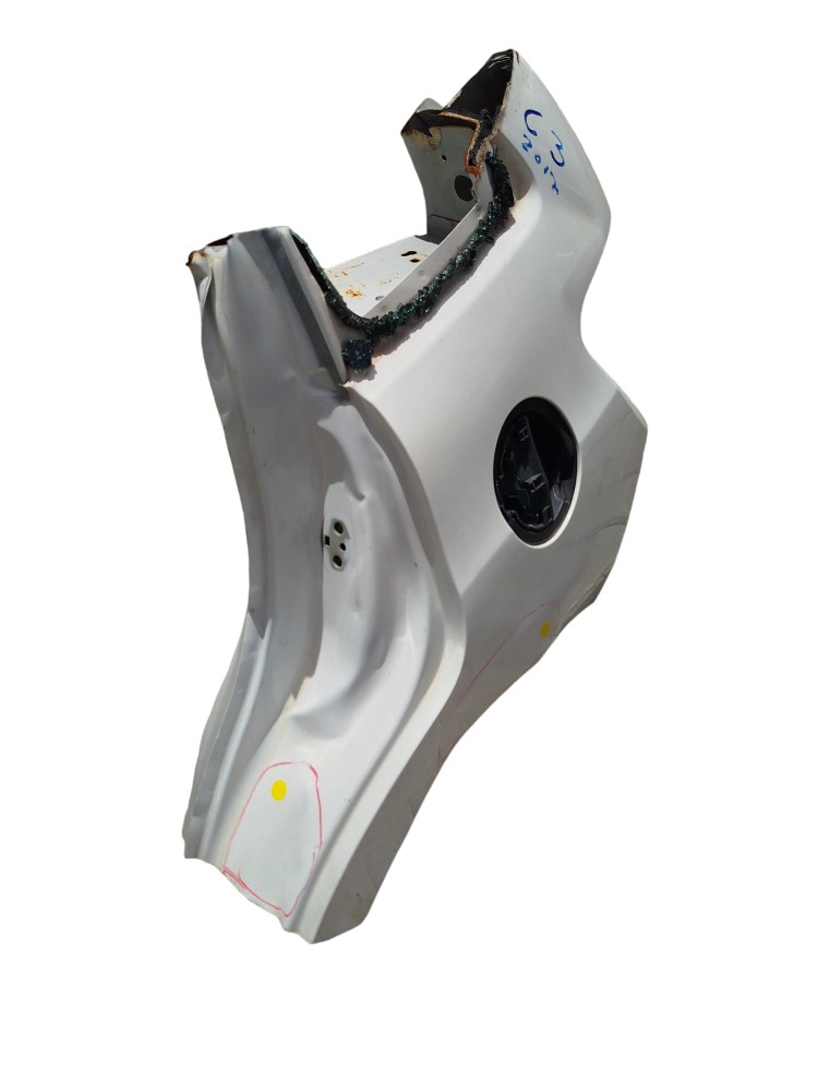 Lateral Traseira Esquerda Citroen C3 2017 Branco 4