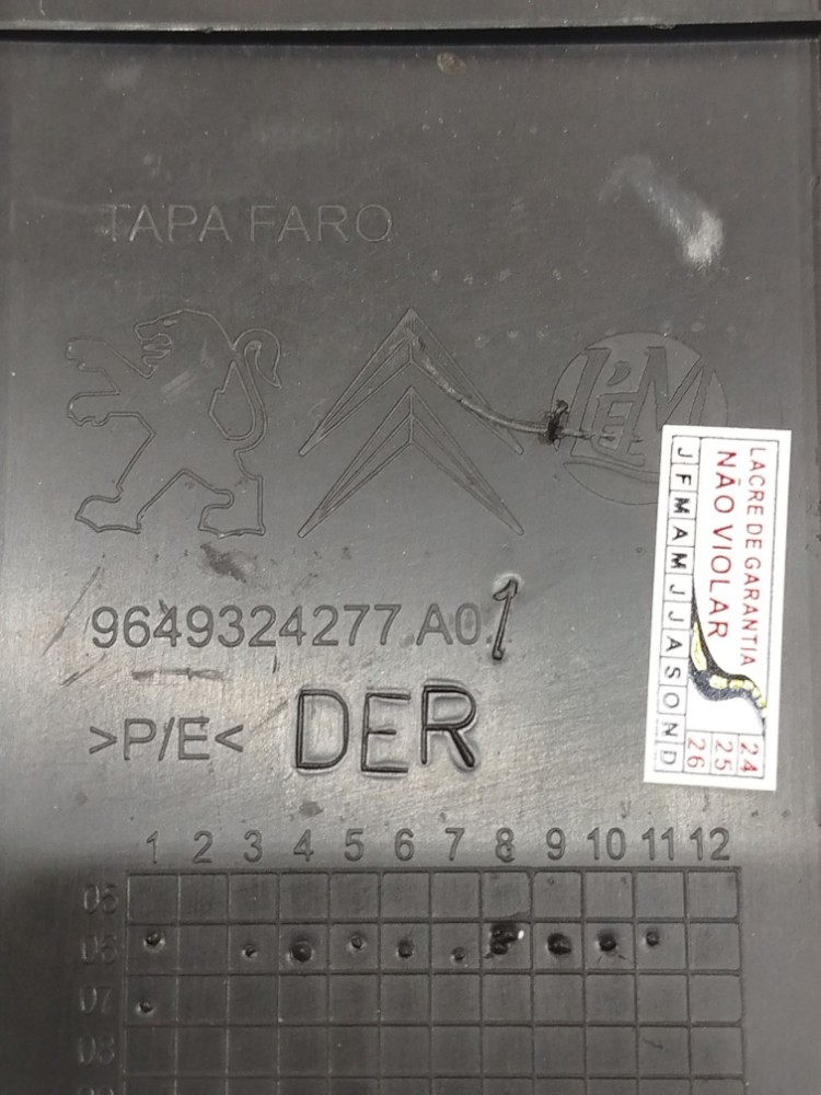 Tampa Lanterna Dir Peugeot 307 Sedan 2007 A 2011 Ori 3