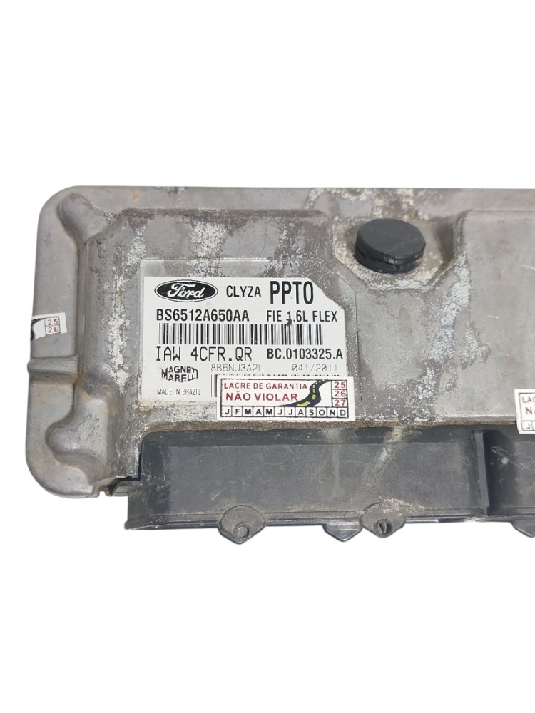 Módulo Injeção Ford Fiesta 1.6 2011 Flex  BS6512A650AA 2
