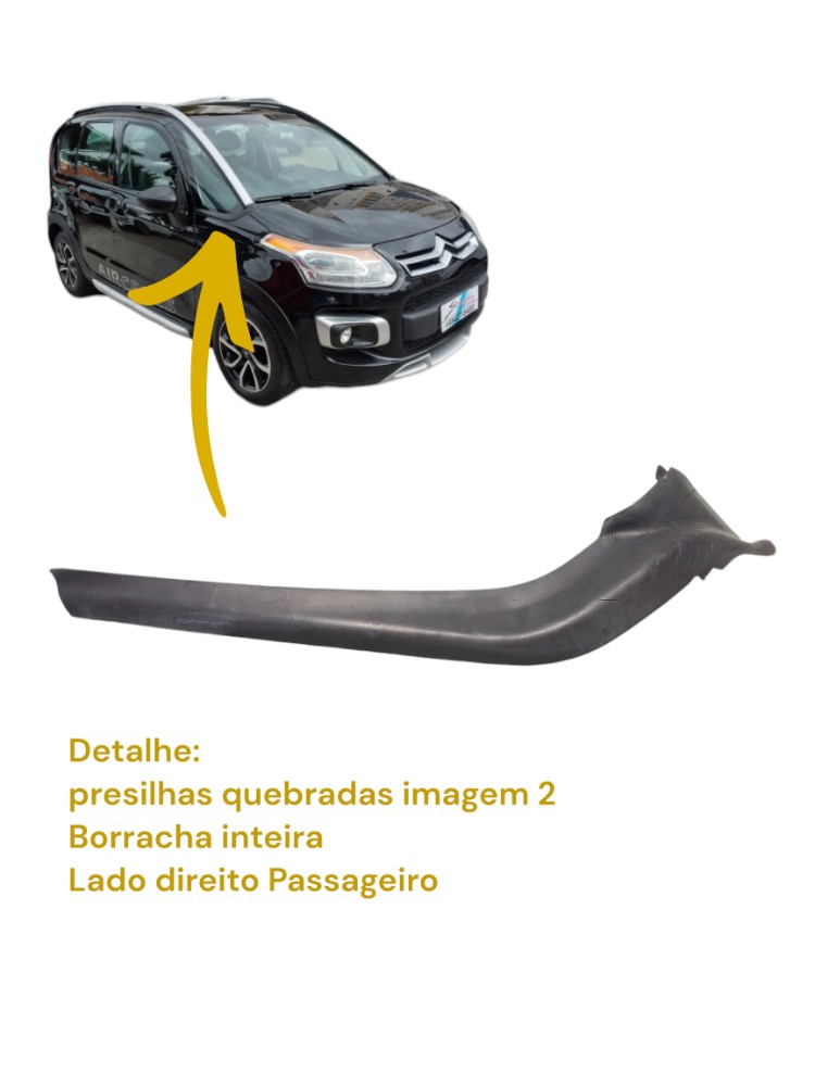 Acabamento Paralama Churrasqueira Direit Aircross 9688266480 Preto