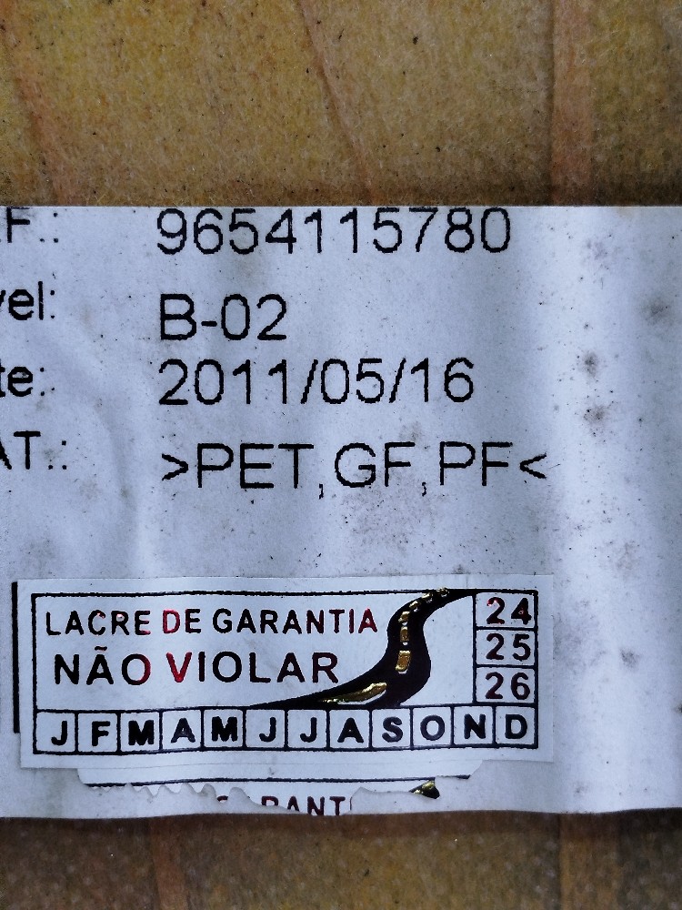 Capa Painel Corta Fogo C4 Picasso Glx 2.0 16v 2012 Gasolina 5