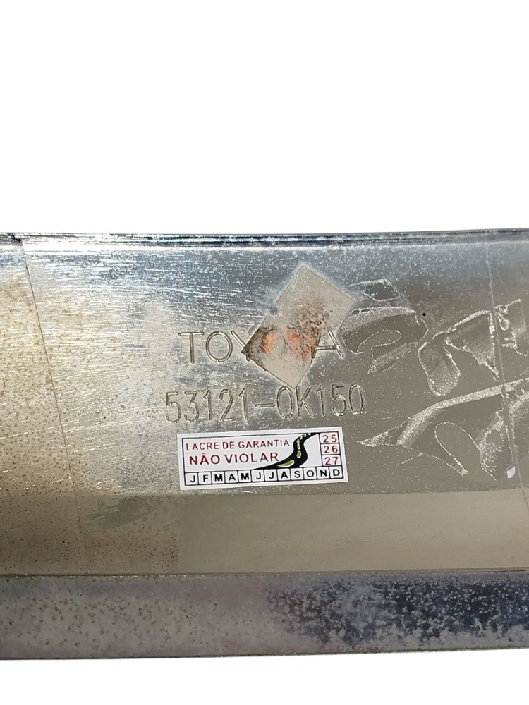 Grade Aplique Para Choque Dianteiro Toyota Hillux Sw4 2009 Prata 5