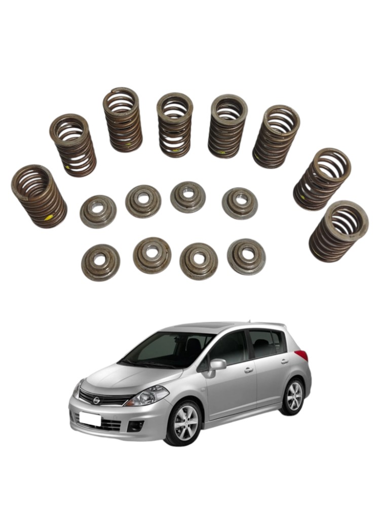 Molas Válvula Cabeçote Com Chapéu Nissan Tiida 1.8 16v 2012 1