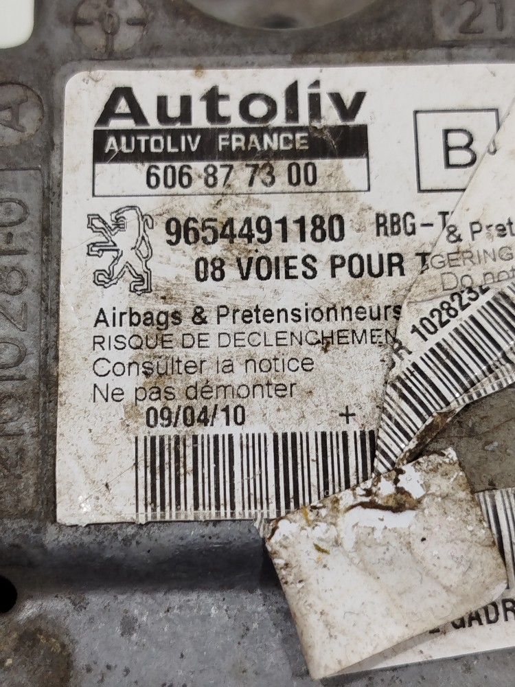 Módulo airbag Central Peugeot 307 2007 7