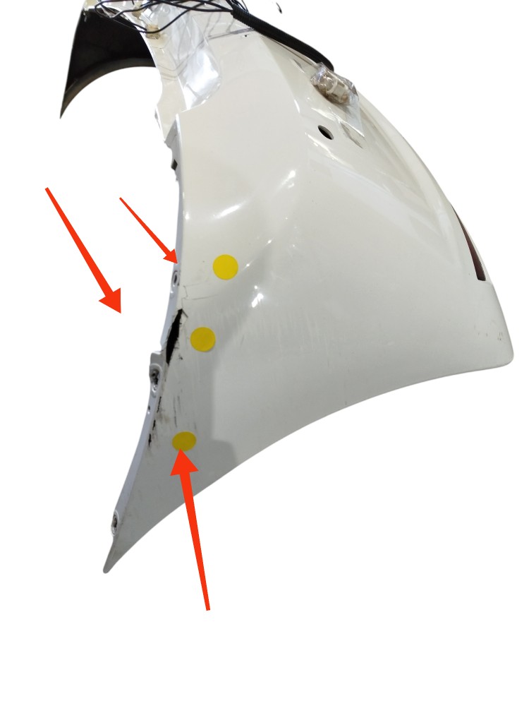 Para-choque Traseiro Fox 1.0 Branco 2014 Sensor Ré 6
