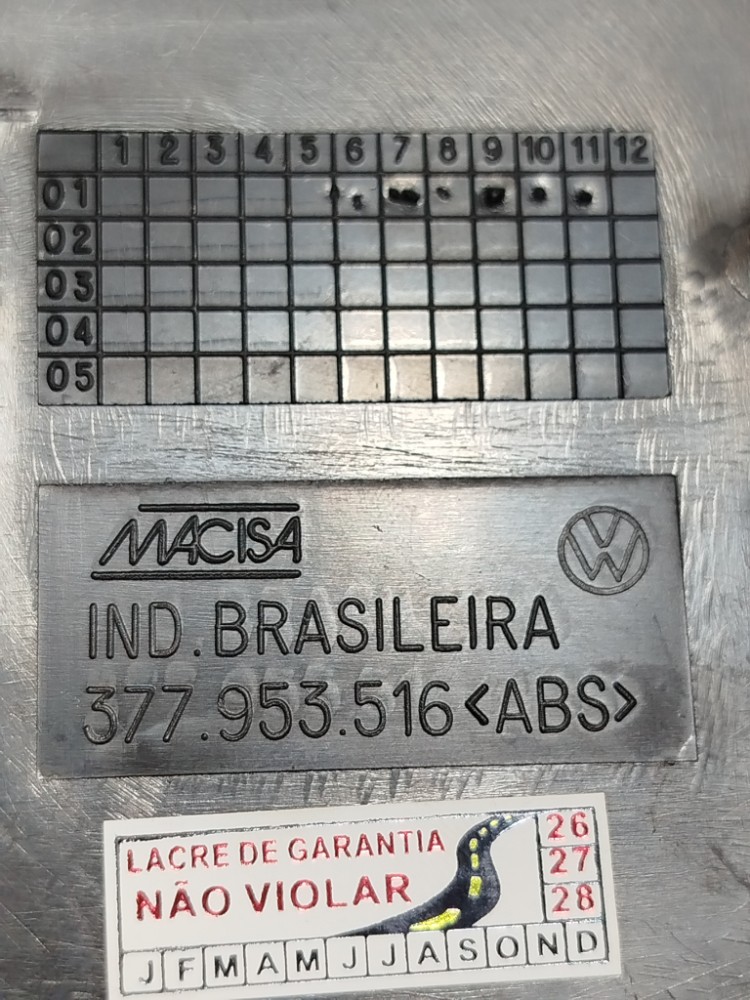 Capa Moldura Inferior Acabamento Chave Seta Vw Gol CHT 1995 2