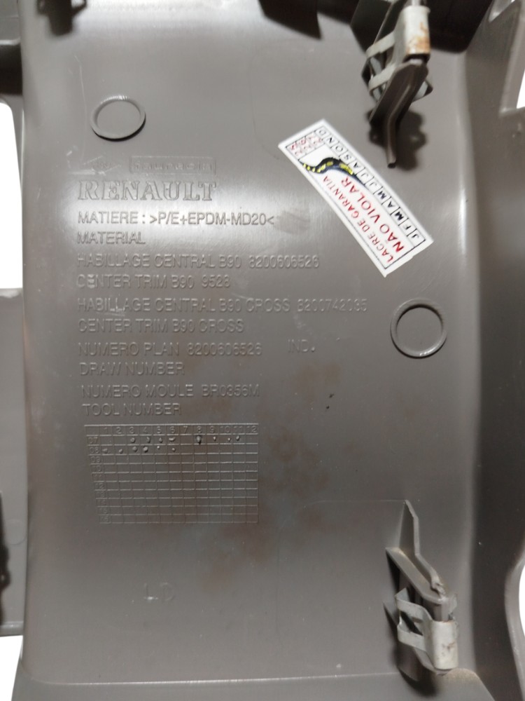 Acabamento Inferior Direit Painel Renault Sandero 8200606526 3
