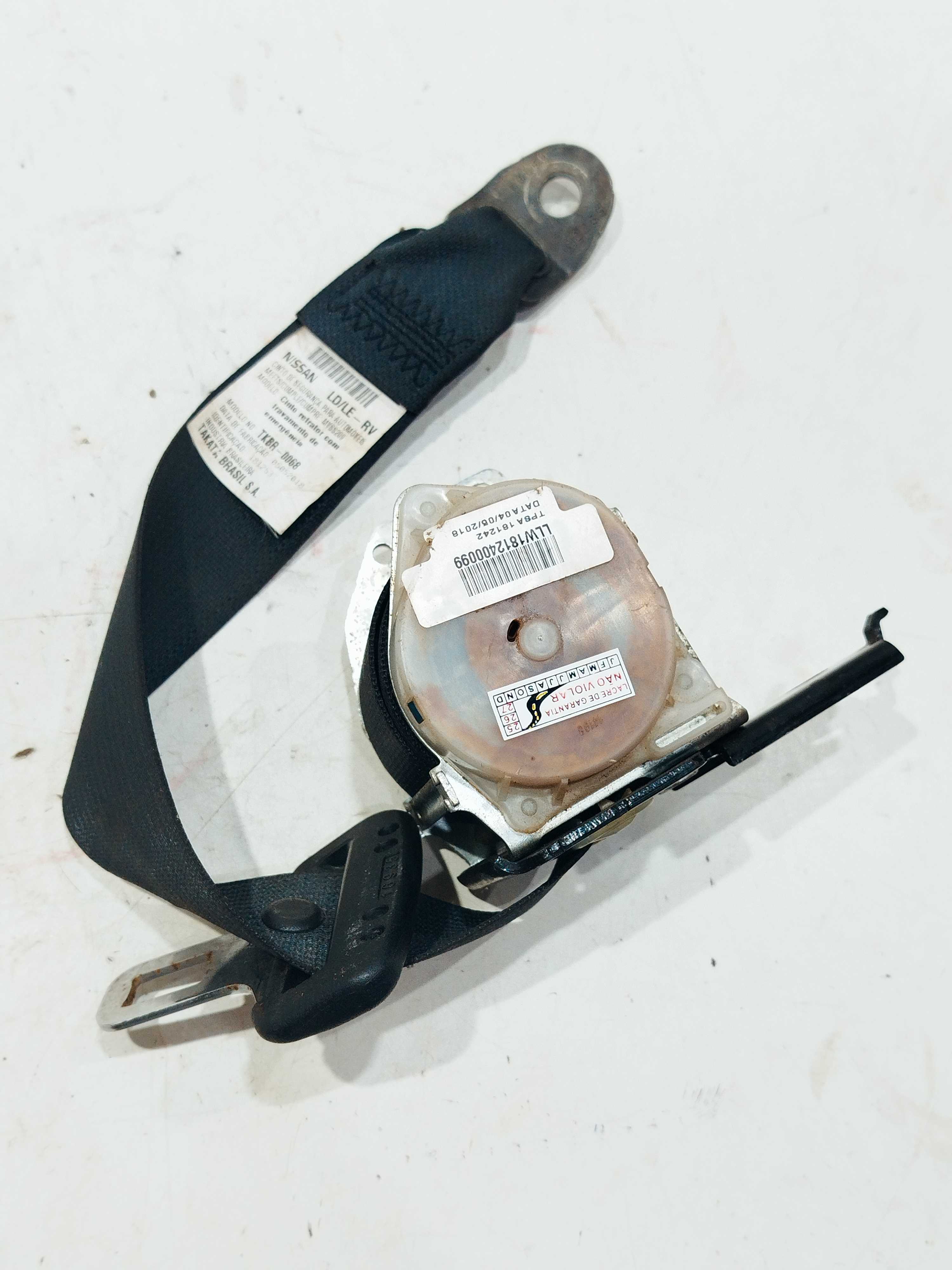 Cinto Dianteiro Esquerdo Nissan Versa V Drive 2020/21 Orig 3