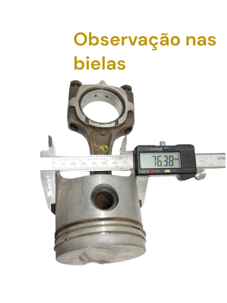 Pistão Biela Fiat Palio Fiasa 1.0 8v 1999 Gasol 0,40 B E25200 1