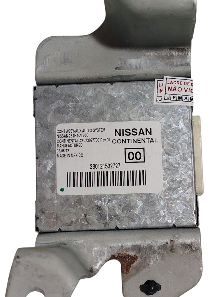 Modulo Audio Som Nissan Versa Sl 2013 280121532727 Prata 2