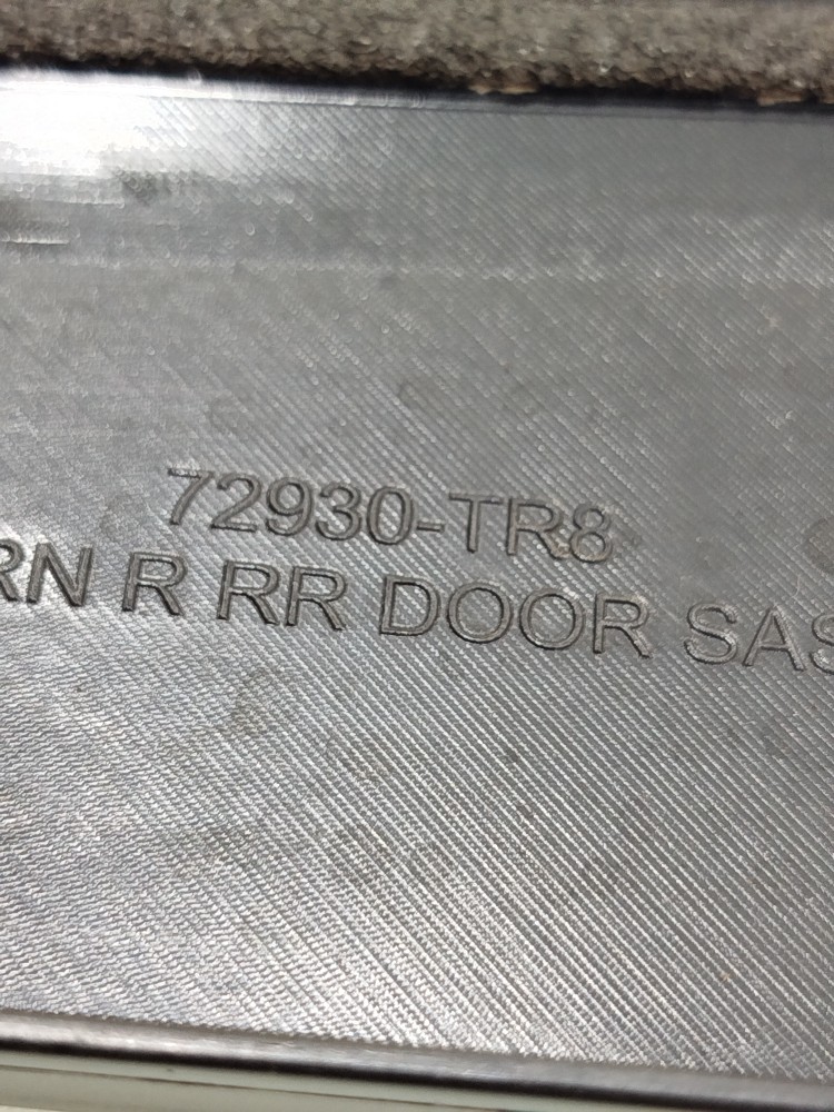 Moldura Lateral Traseiro Direita Honda Civic 2014 Preta 6