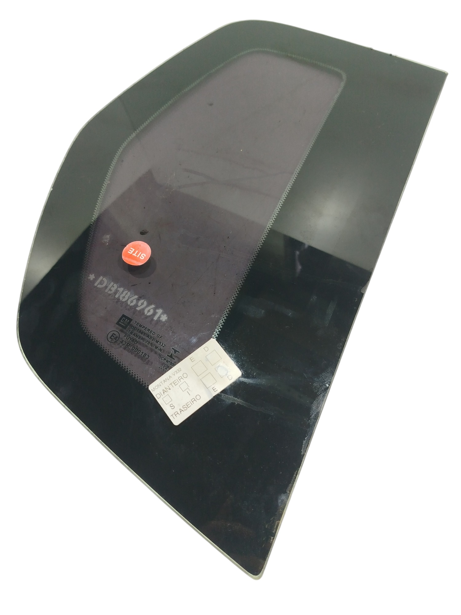 Vidro fixo traseiro direito gm montana 2013 3