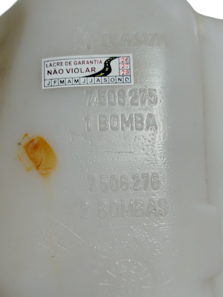 Reservatório Agua Limpador Parabri Fiat Uno 1997 7508275 Branco 2