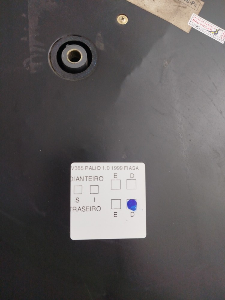 Forro Porta Traseira Direita Fiat Palio 1999 Fiasa 4p Azul 4