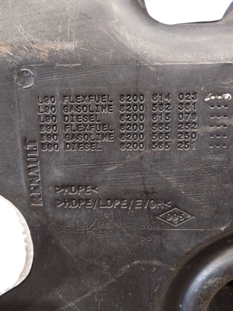Tanque Combustível Gar Renault Logan 1.0 16v Flex 8200614023 3