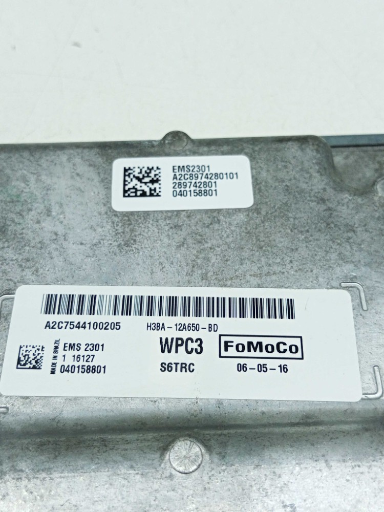 Módulo Injeção Kit Code Ford Ka Se 1.0 3cc 2017 H3ba12a650 7