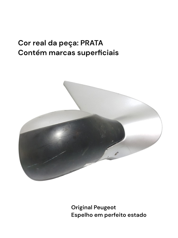 Retrovisor Elétrico Direito Peugeot 206 2008 017003 2
