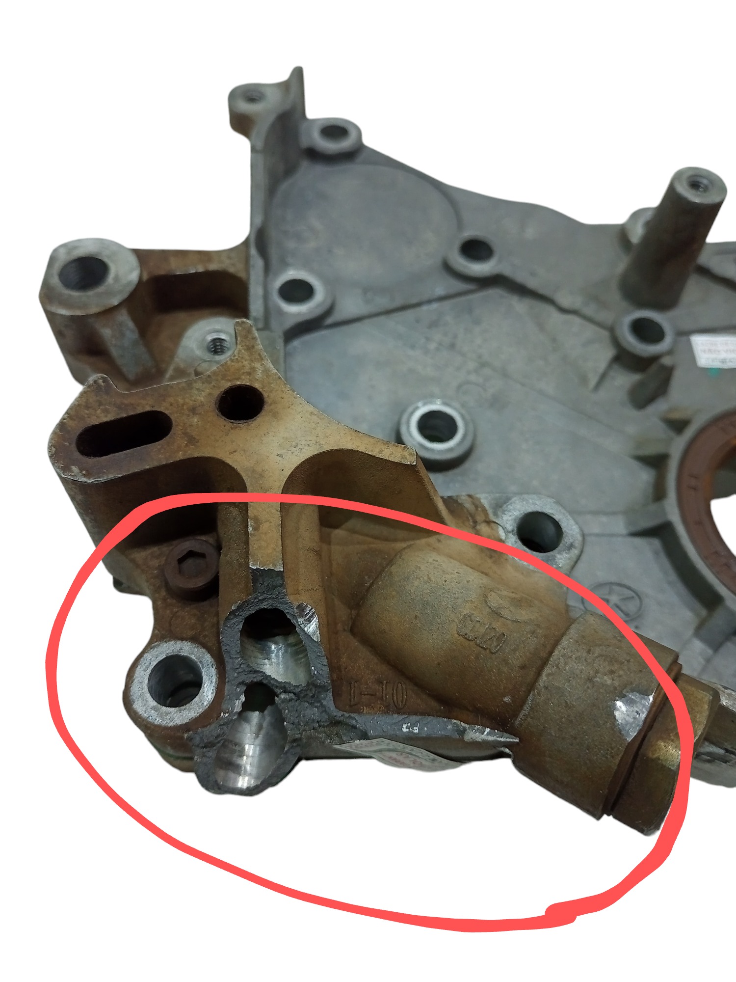 Bomba De Óleo Flange Frontal Jac T6 2.0 16v 2016 Detalhe 2