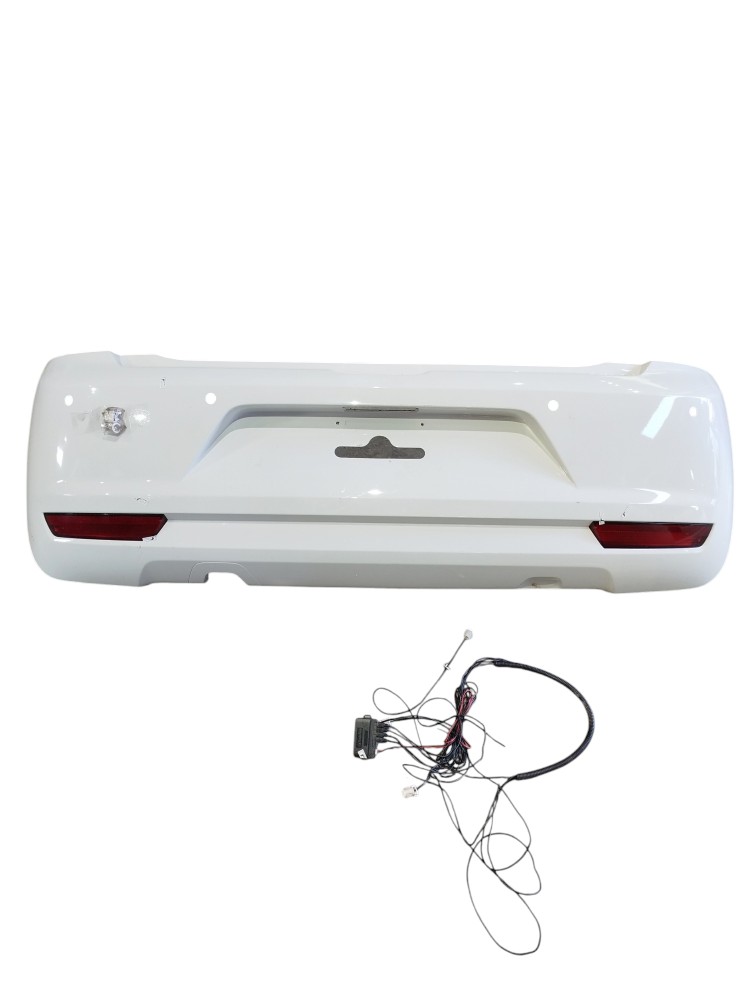 Para-choque Traseiro Fox 1.0 Branco 2014 Sensor Ré 4