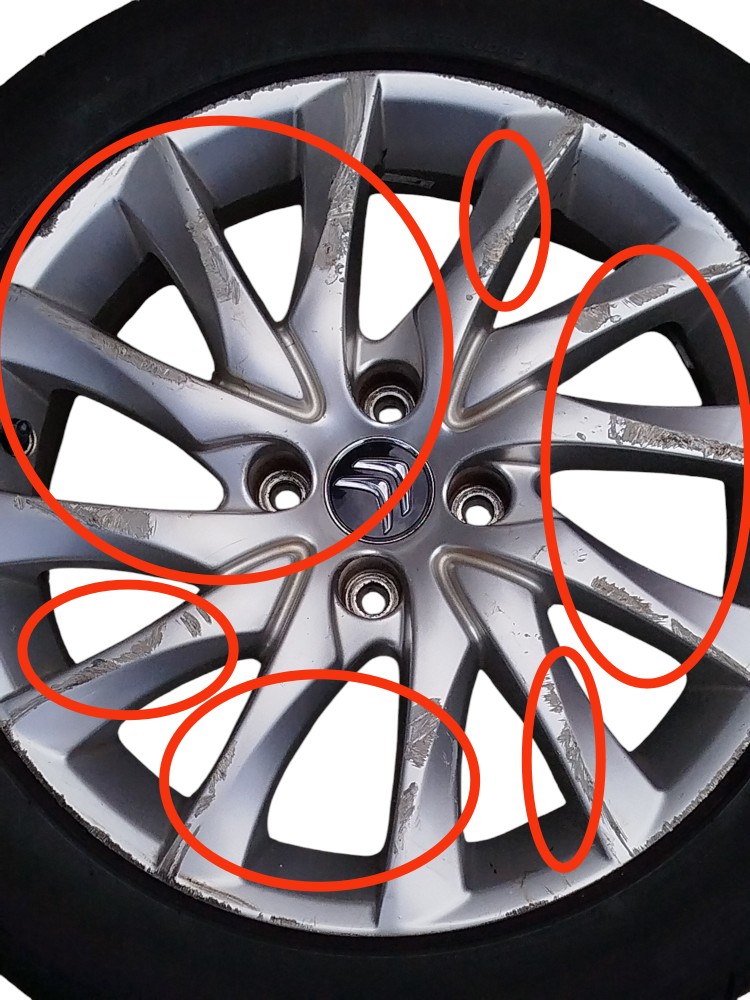 Jogo Rodas Liga Leve 215/50 R17 95w C4 Picasso 2012 Original 4
