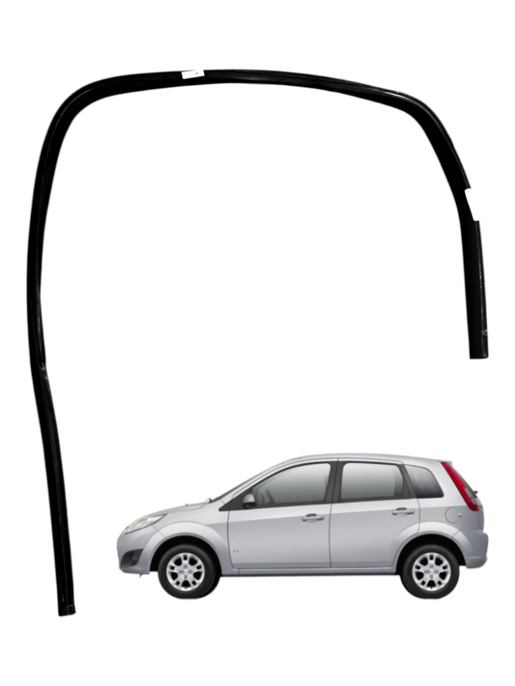 Borracha Canaleta Vidr Porta Tras Esq Ford Fiesta 2014 1.0