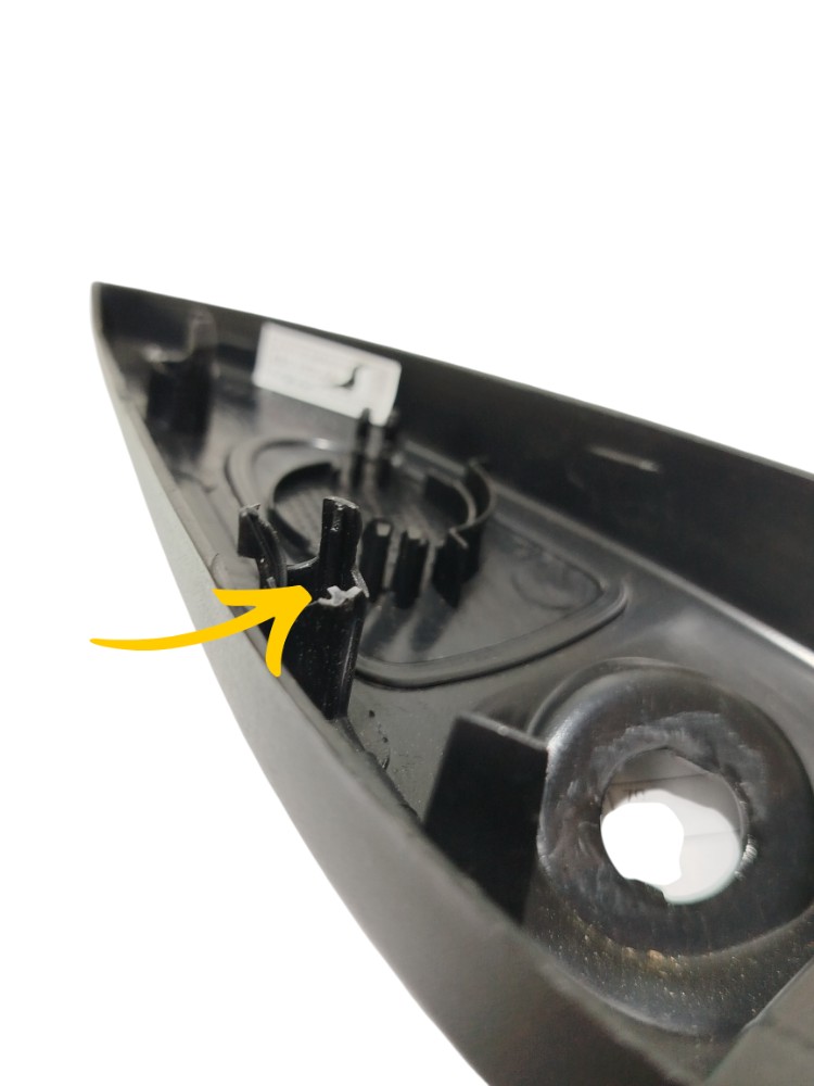 Acabamento Int Retrovisor Esq Fiat Palio Siena 2010 45980002 6