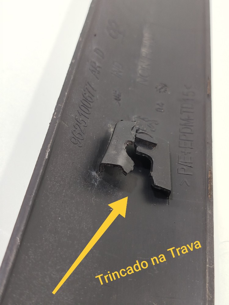 Friso Porta Tras Direita Peugeot 206 2005 Preta 5