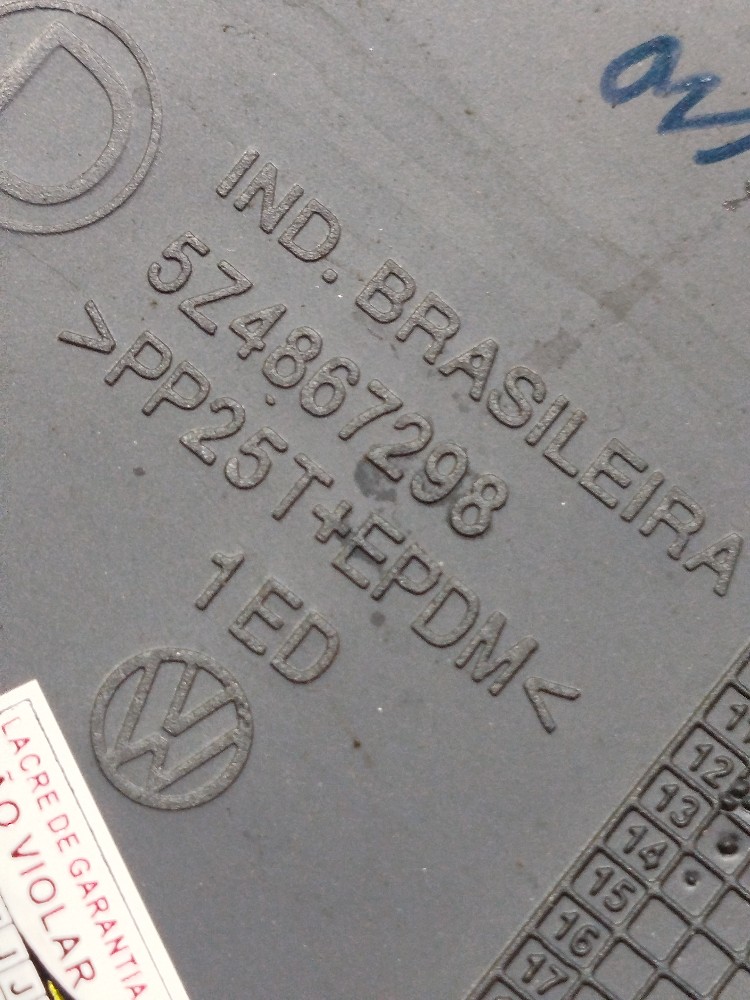 Acabamento Coluna Moldura Central Inferior Fox 1.0 8v 2014 2