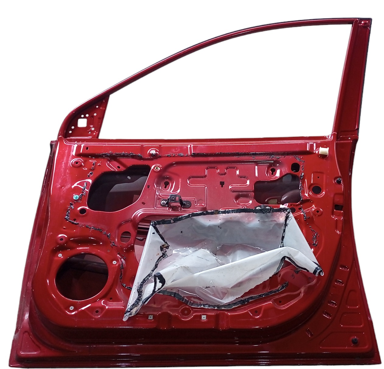 Porta Dianteira Direita Jac Motors T6 2016 Dianteira Direito Vermelho