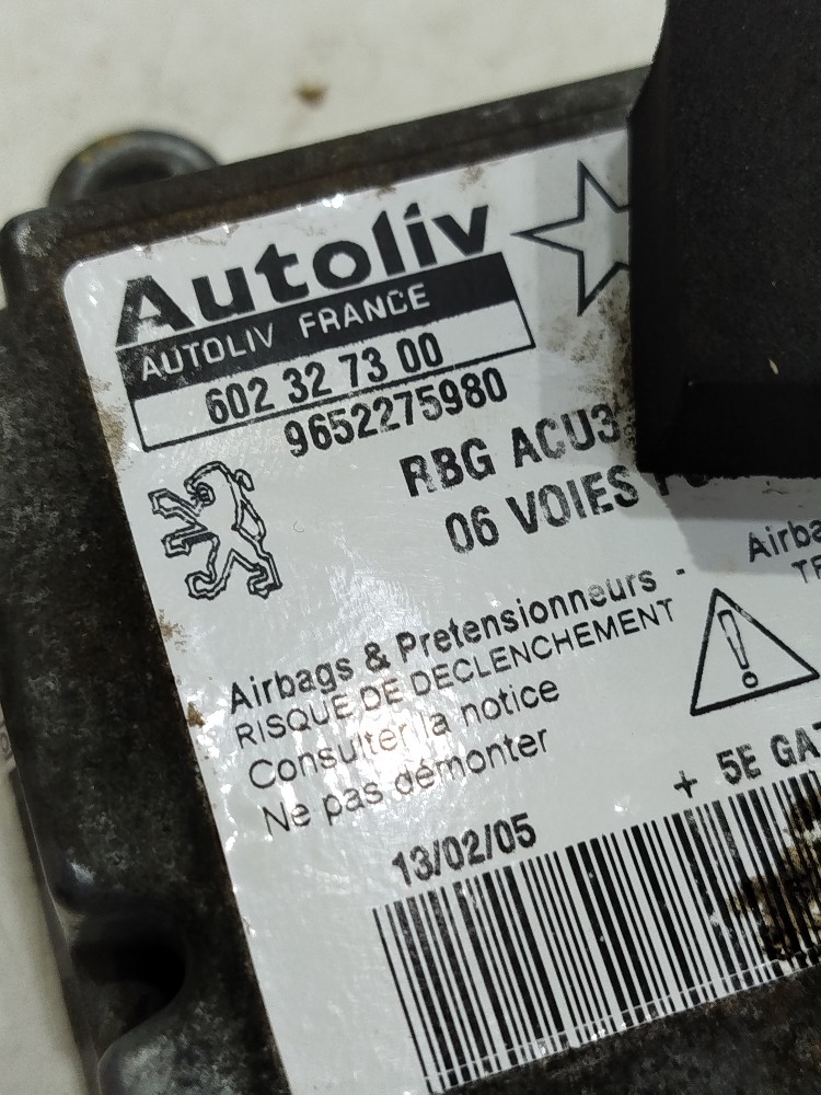 Modulo airbag peugeot 206 207 2000 a 2006 9652275980 4