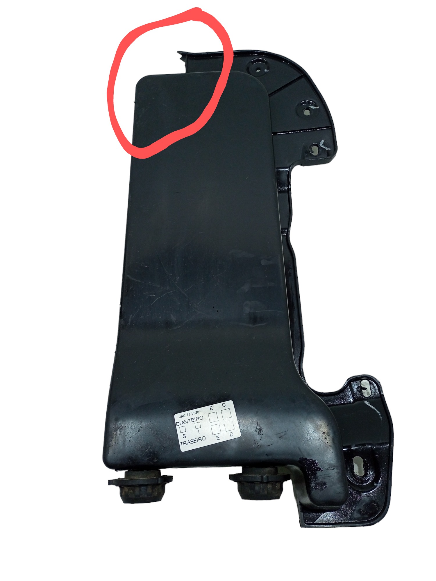 Tampa Painel Radiador Jac T6 2.0 16v 2016 Detalhe 2