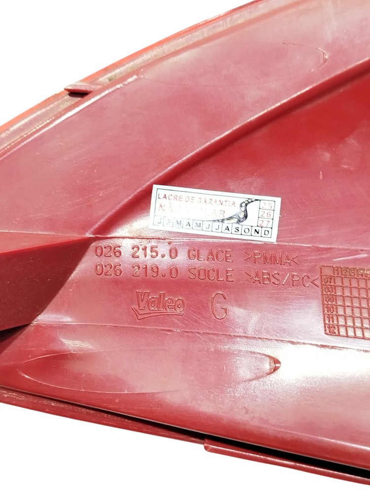 Lanterna Esquerda Peugeot 207 2009 Original 9682793680 8