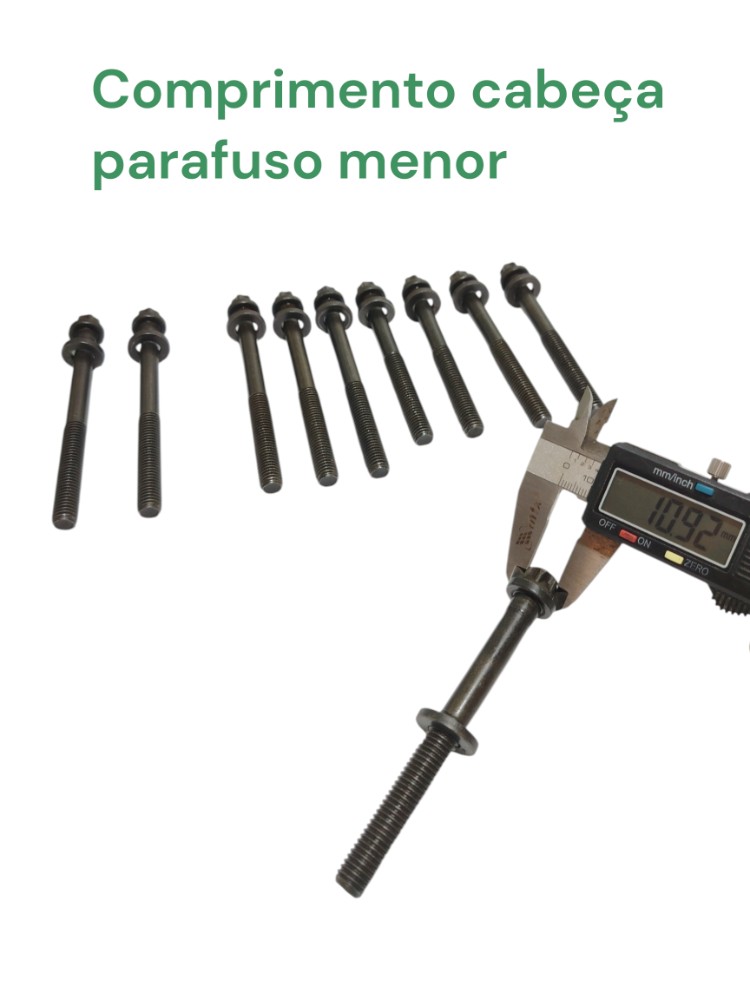 Jogo Parafuso Cabeçote Renault Sandero 1.6 8v 2010 5