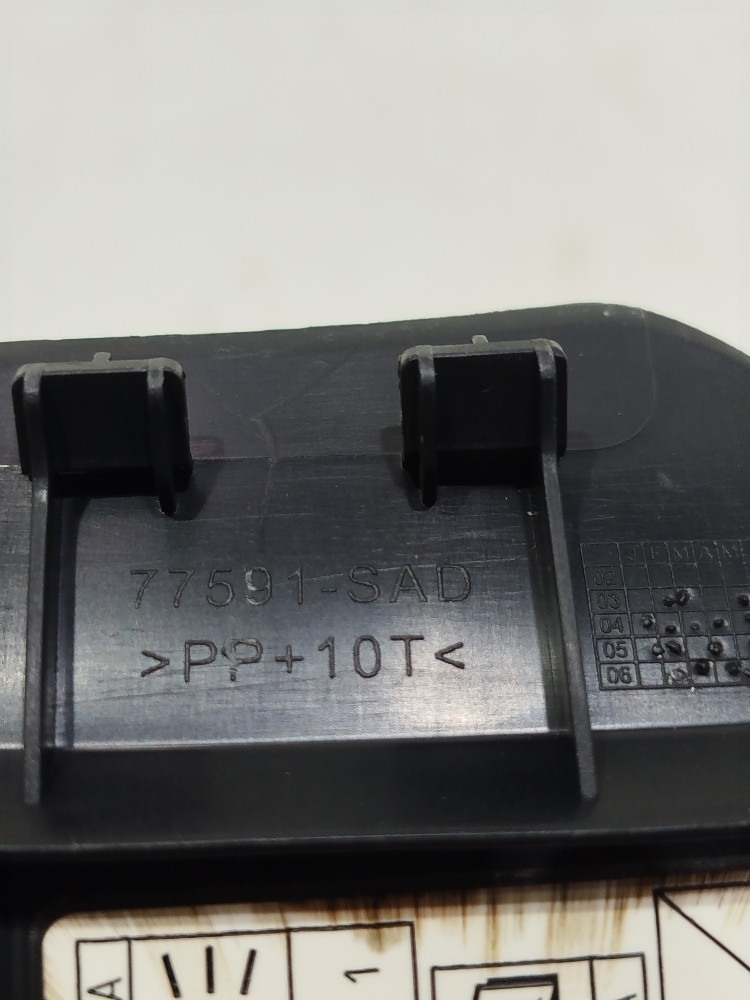 Tampa Caixa Fusíveis Moldura Interna 1 Honda Fit 2007 4