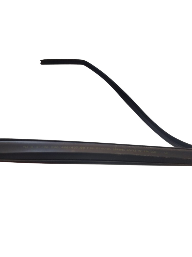 Borracha Canaleta Porta Diant Esq Motorista Peugeot 206 2005 Preto 5