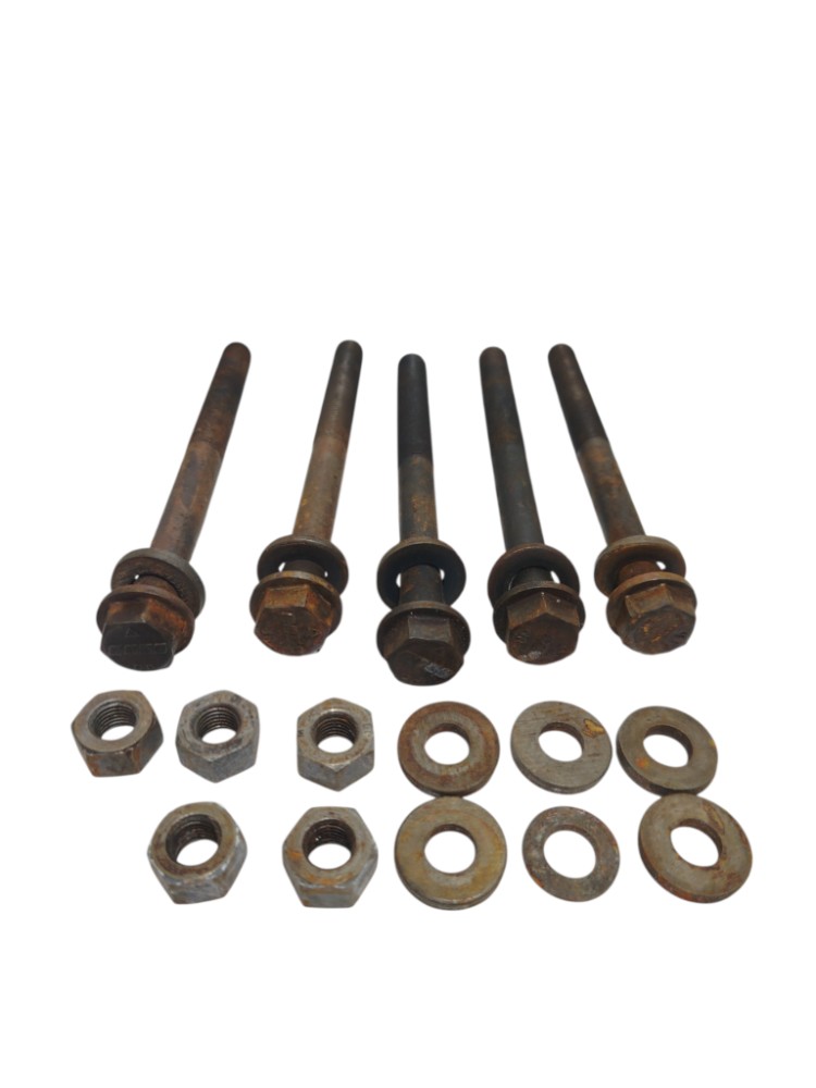 Parafusos Porcas Cabeçote Motor Fiat Palio 1.0 Fiasa 1999 Marrom enferrujado 5