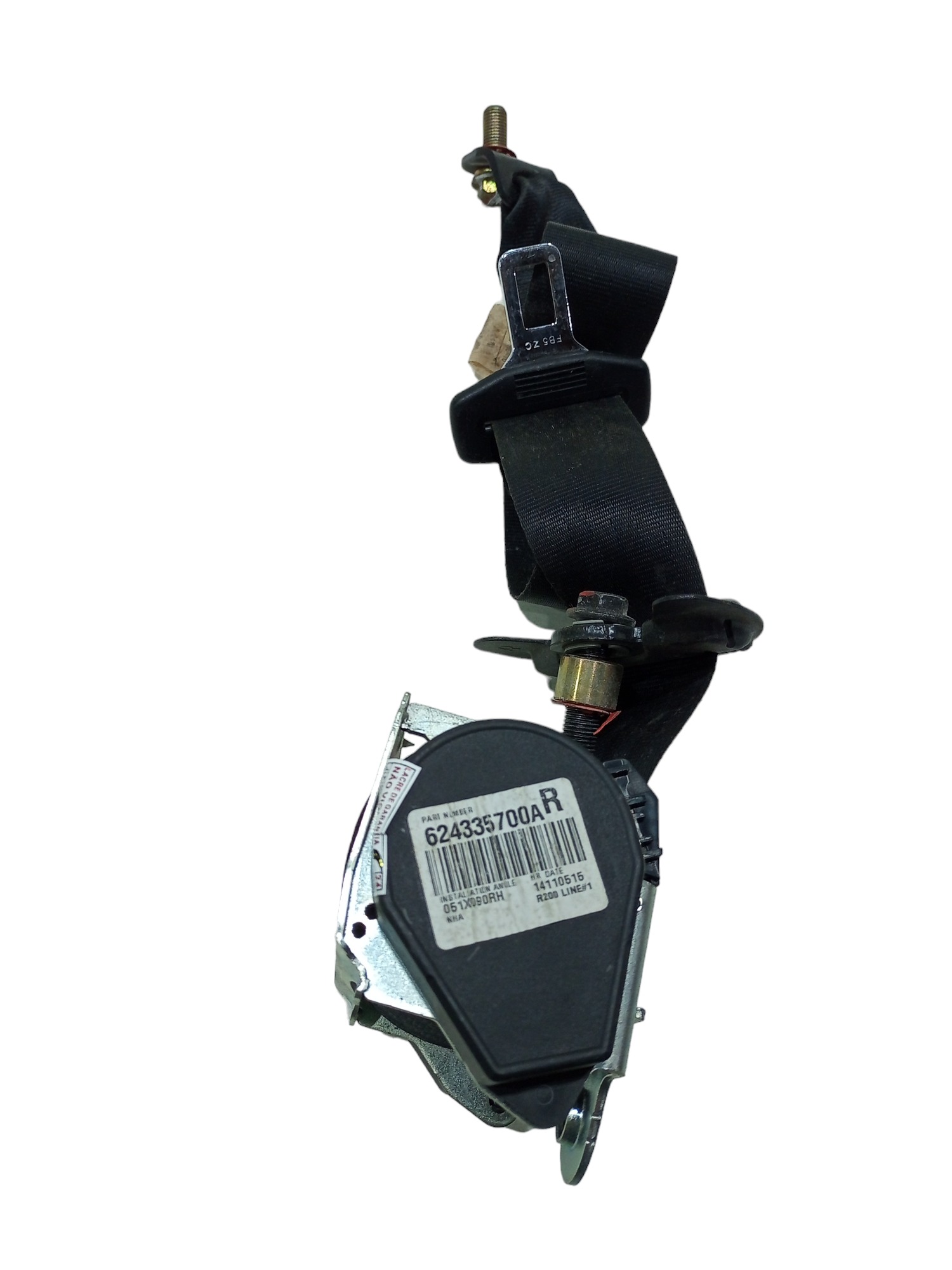 Cinto Traseiro Direito Jac T6 2.0 16v 2016 3