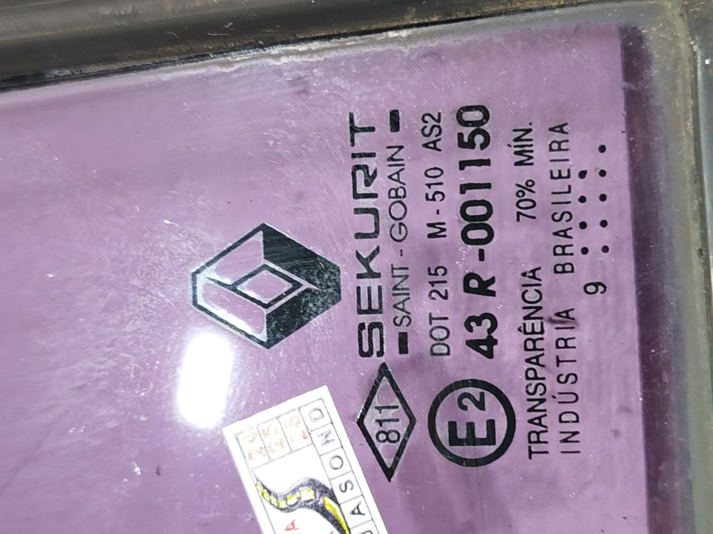 Vidro Fixo Traseiro Direito Renault Clio 2000 43r001150 6