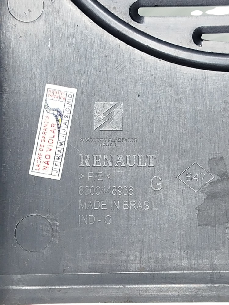 Capa Tela Auto Falante Renault Clio 2006 A 2010 8200448936 Preto 4