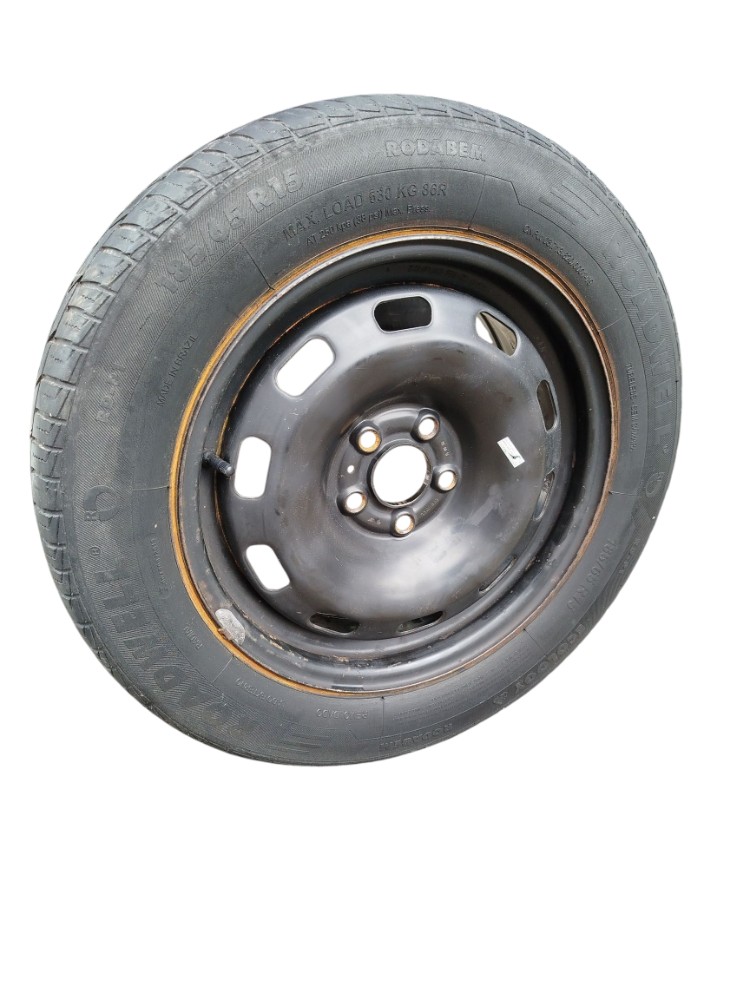 Pneu e Roda Ferro 185 65 15 Vw Fox 2014 3