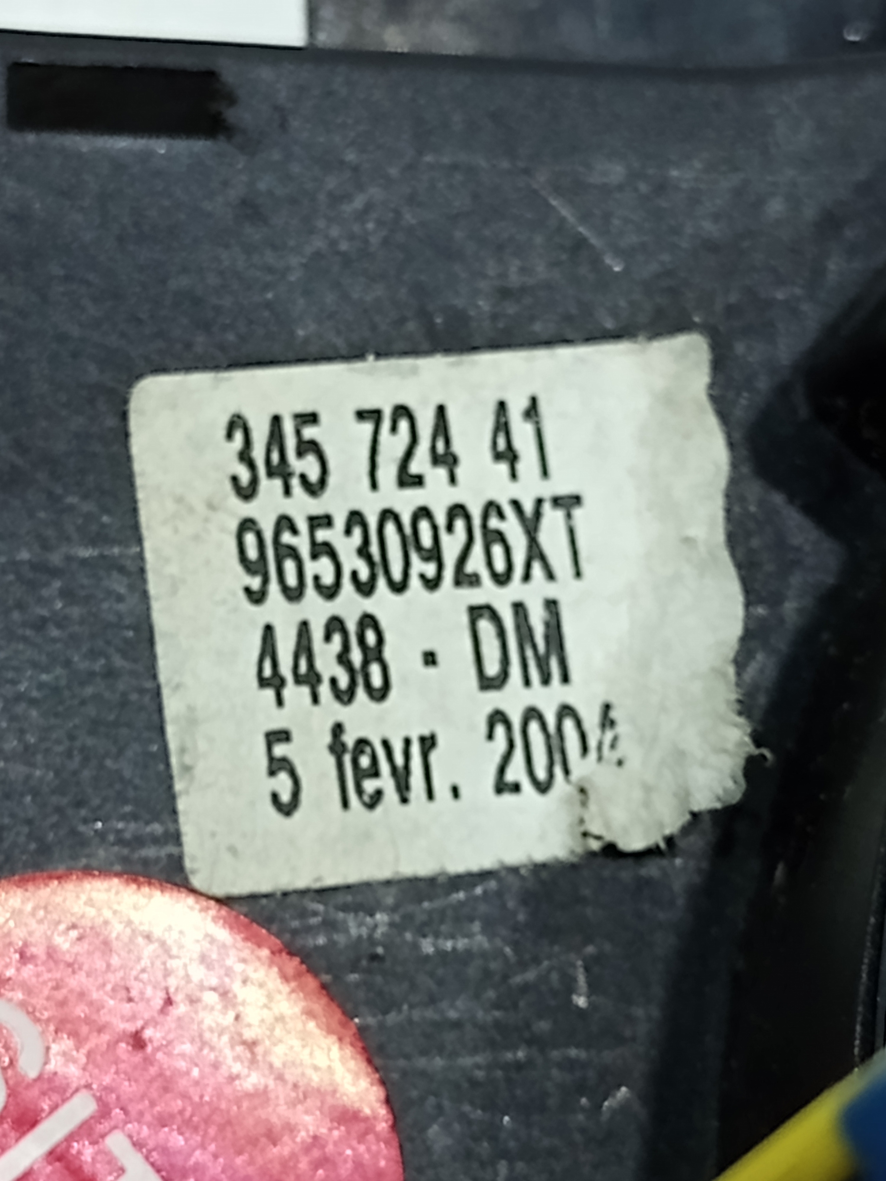 Cinta Hard Disk Peugeot 206 1.4 Presenc 2004 4
