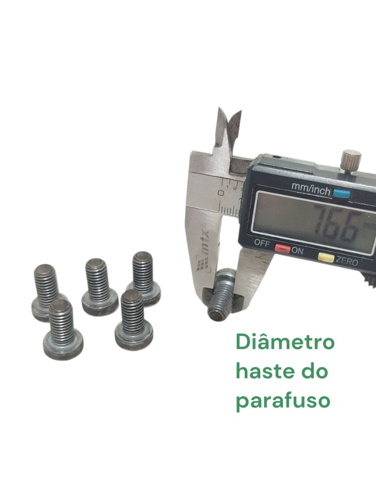 Jogo Parafuso Plator do Volante do Motor Peugeot 307 1.6 08 5